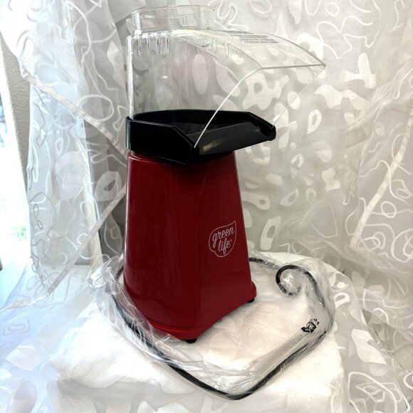 GreenLife Electric Hot Air Corn Popper w/ Measuring Cup & Butter Melting Tray - Picture 12 of 13